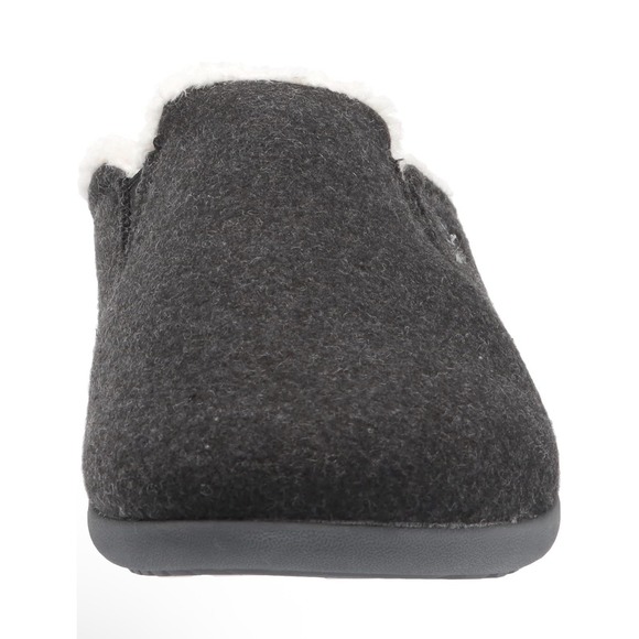 Spenco Dundee Gray Wool Slipper Slip On Womens 9 Medium Arch Support New - Picture 2 of 6